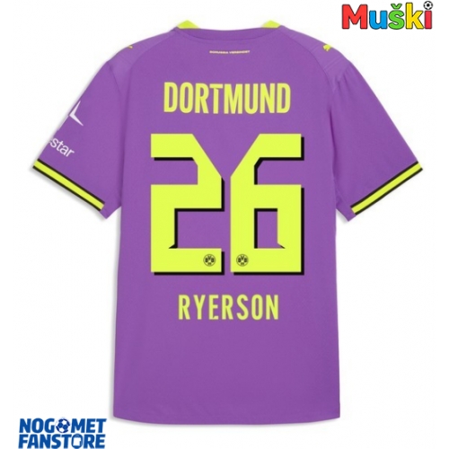 Borussia Dortmund Julian Ryerson #26 Rezervni Dres 2026-27 Kratak Rukav